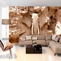 VLIESTAPETE Braun 250/175 cm - Braun, Textil (250/1cm) - KUNSTLOFT