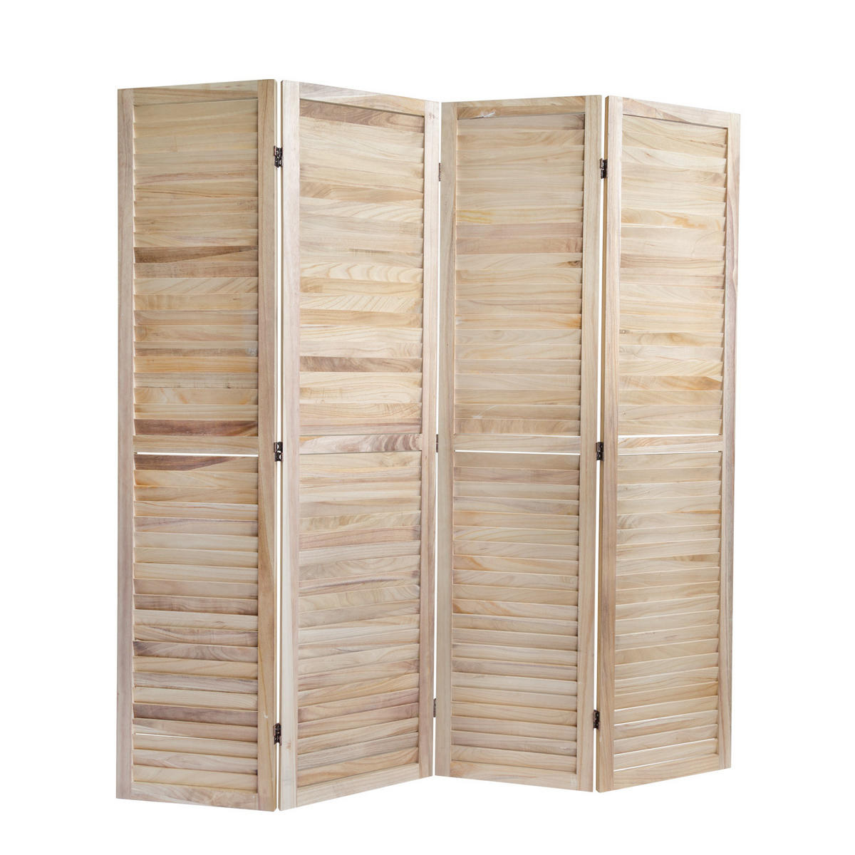 PARAVENT 160/170 cm Natur - Naturfarben, Holz (160/170/2cm) - Homestyle4u