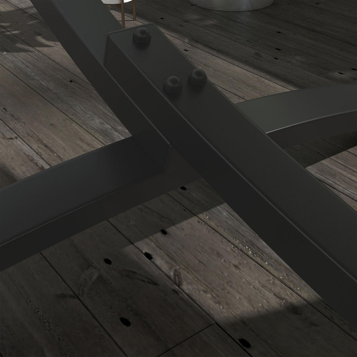 HÄNGEMATTENGESTELL DE-15268 360 cm, für Hängematten von 270–330 cm Grau - Grau, Metall (360/120/95cm) - ComfortXL