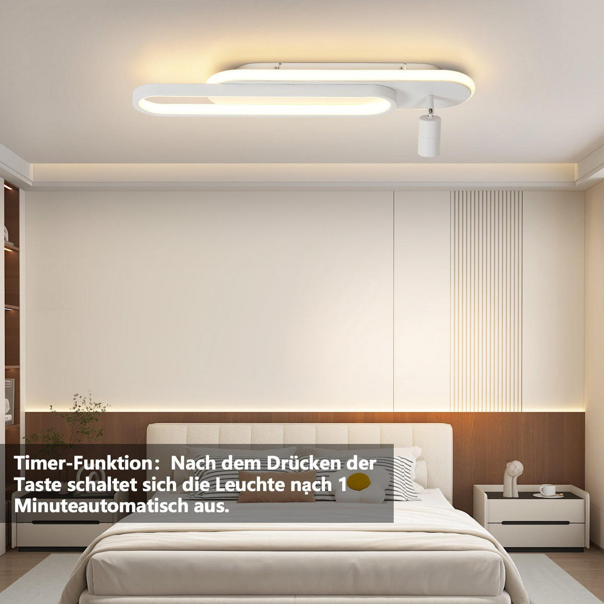 LED-DECKENSTRAHLER Dobson 60/13/15.5cm - Weiß, Metall (60/13/15.5cm) - Nettlife