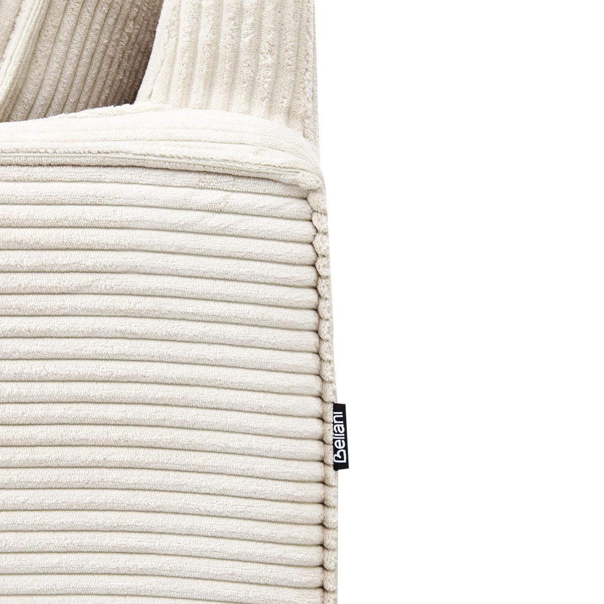 SESSEL Cord Hellbeige Vind - Beige, Textil (76/82/82cm) - Beliani