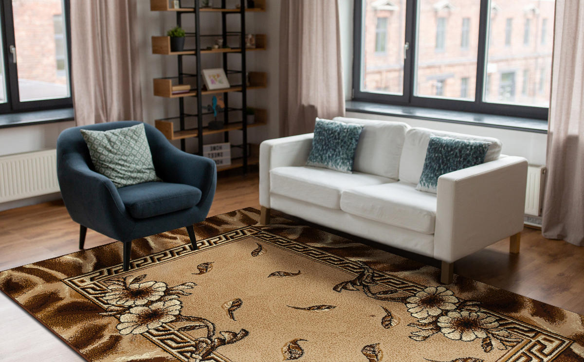 TEPPICH MORAD 120/170 cm - Goldfarben, Textil (120/170cm) - rugsX