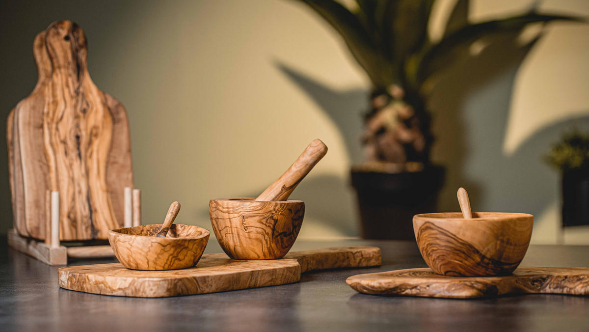 SAUCENLÖFFEL Kochlöffel Tunea - Olivenholz - 25 cm - Braun, Holz (25cm) - Jay Hill