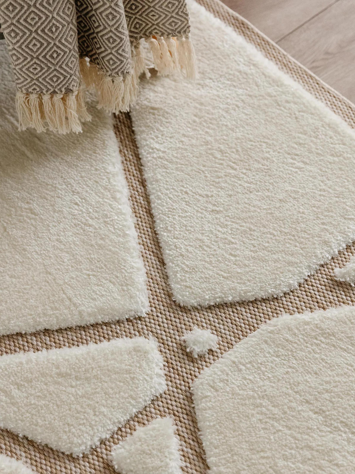 TEPPICH Elvy Cream/Beige 200x300 cm - Creme, Kunststoff (200/300cm) - benuta