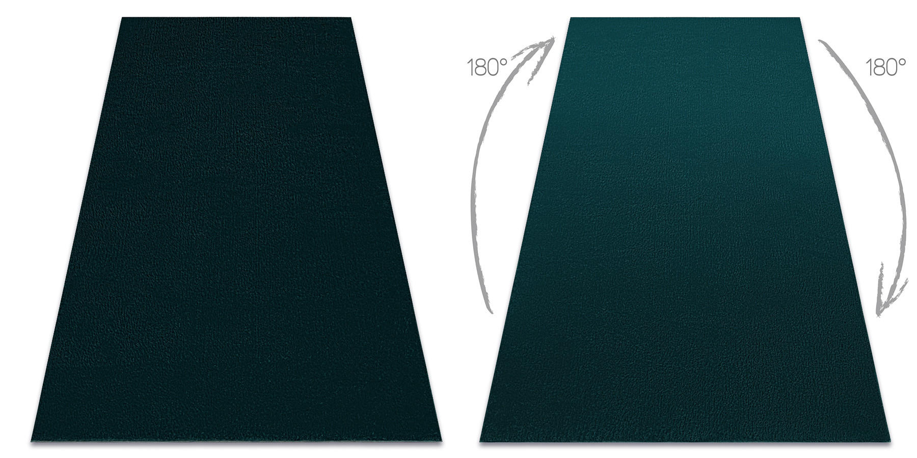 TEPPICH Lindo 120/170 cm - Dunkelgrün, Textil (120/170cm) - rugsX