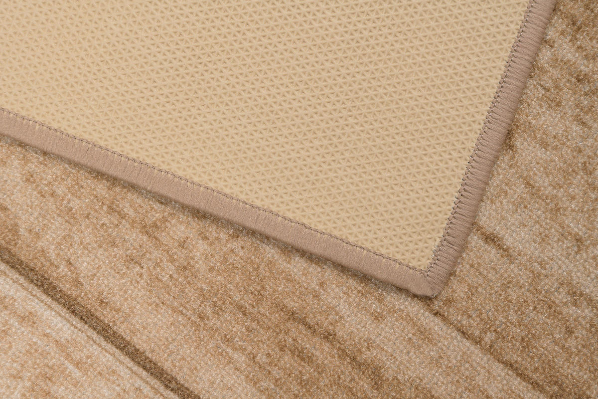 TEPPICHLÄUFER Anti-Rutsch Beige rutschfest Gummiunterlage 100/1400 cm - Beige, Textil (100/1400cm) - Tapiso