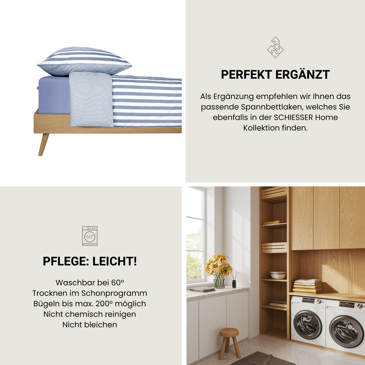 SPANNBETTLAKEN Jessi - Edeljersey - 100 x 200 cm - Lavendel - Violett, Textil (100/200cm) - SCHIESSER