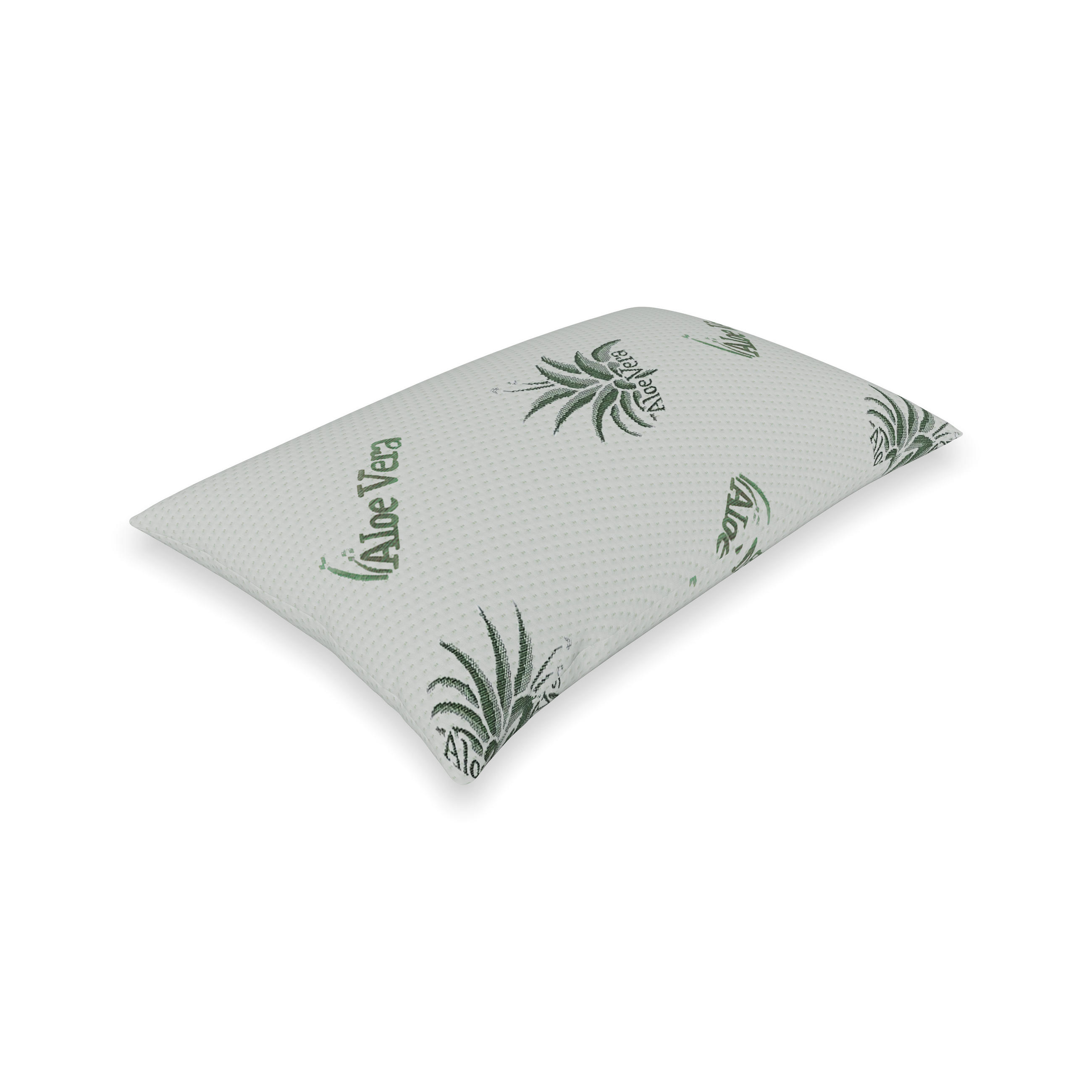 KISSEN MEMORYFOAM mit Aloe Vera Bezug 40X80 - Weiß, Textil (40/80cm) - Schlaftroll