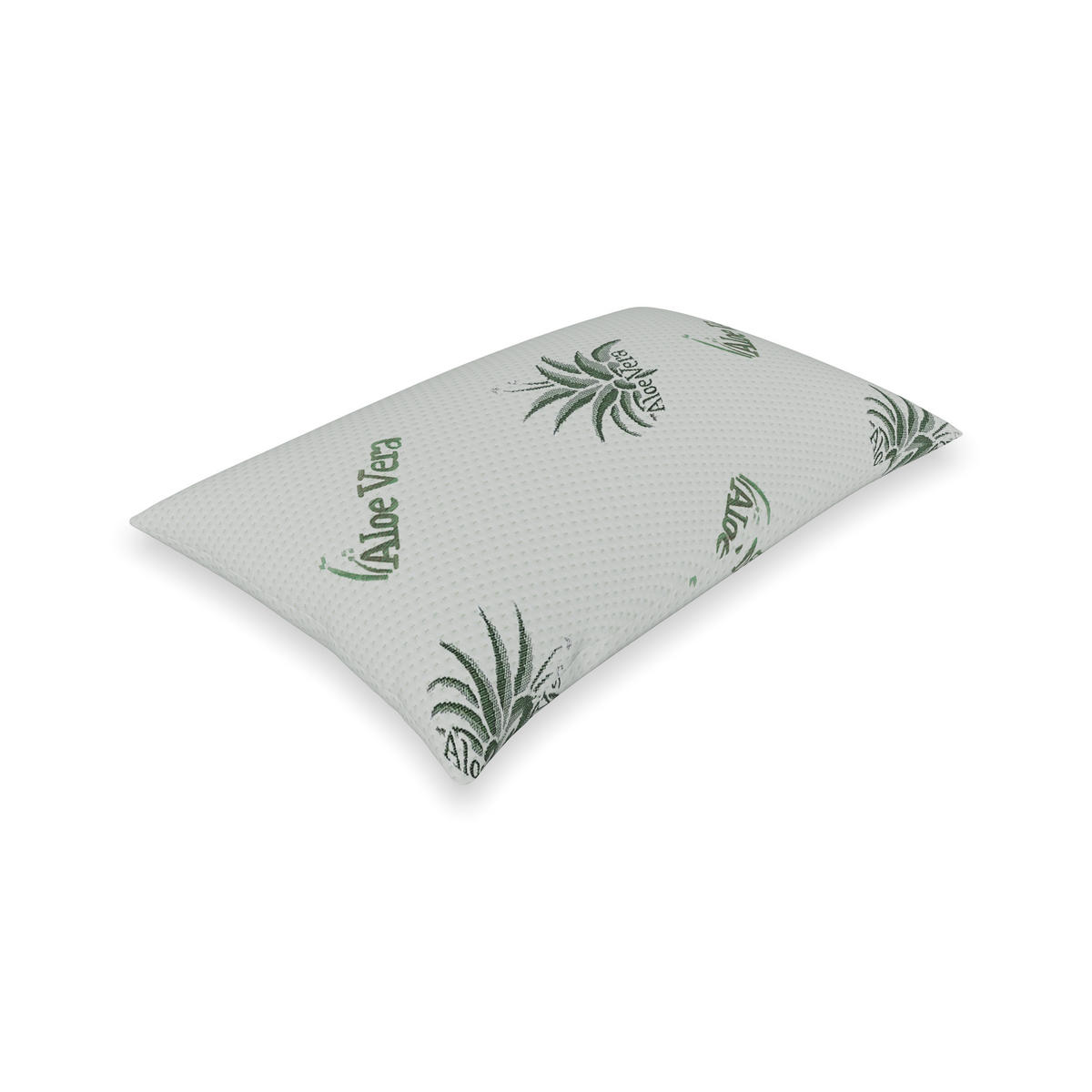 KISSEN MEMORYFOAM mit Aloe Vera Bezug 40X80 - Weiß, Textil (40/80cm) - Schlaftroll