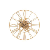 UHR ROMAN - Metall - Gold - Ø 90 cm - Goldfarben, Metall (80/4/80cm) - J-Line