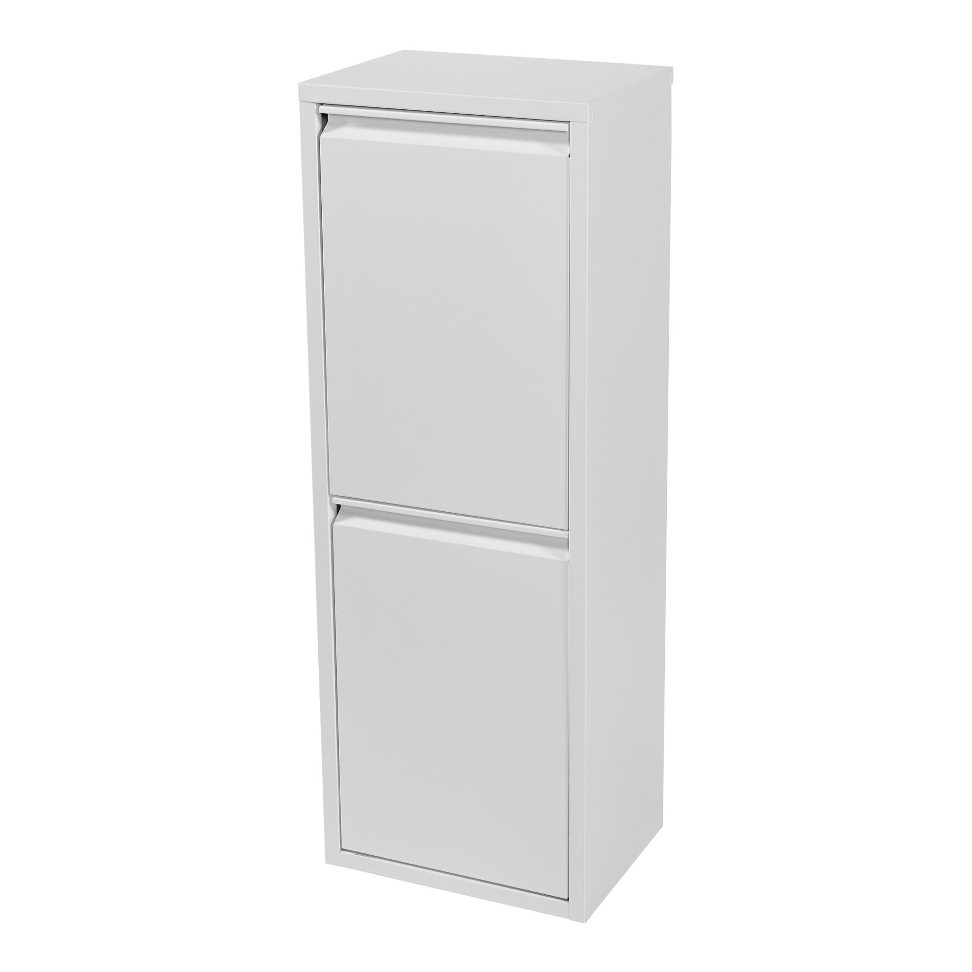 SKŘÍŇ NA ODPADKY Sollentuna - bílá, kov/plast (33/93/25cm) - [en.casa]