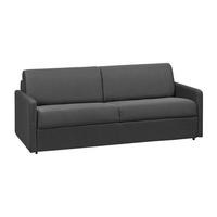 SCHLAFSOFA 4-Sitzer - Liegefläche: 160 cm - Matratzenhöhe: 14 cm - Stoff - Grau - CALIFE - Grau, Textil (223/85/190cm) - Vente-Unique