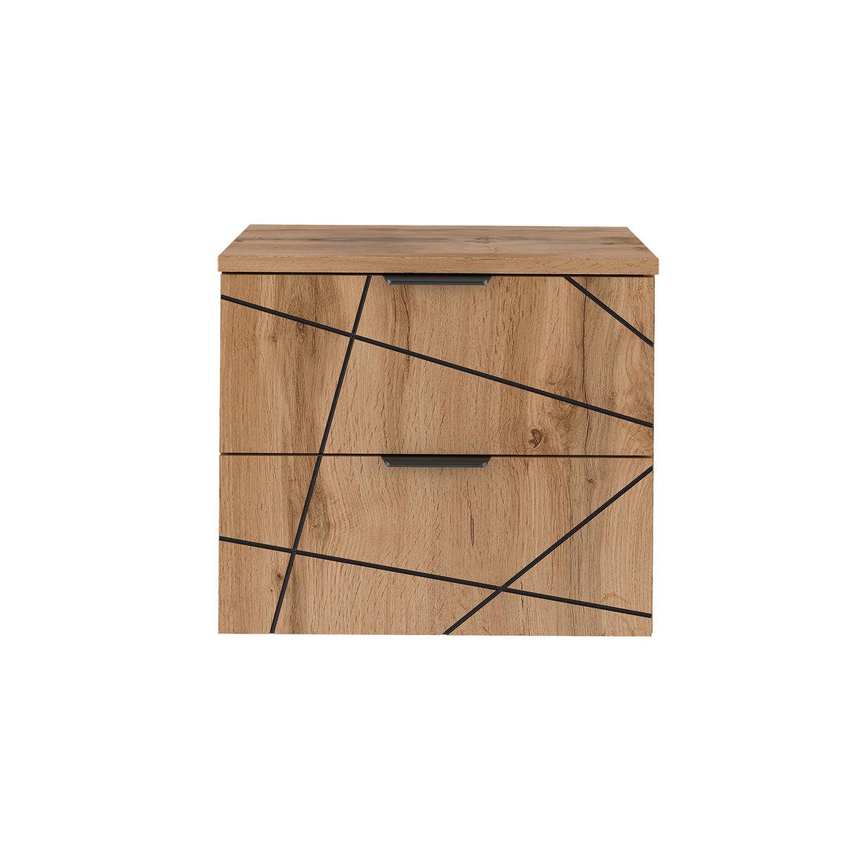WASCHTISCHUNTERSCHRANK 60.6cm Teren Holz - Braun, Holzwerkstoff (60.6/52.2/46.5cm) - Petits-meubles