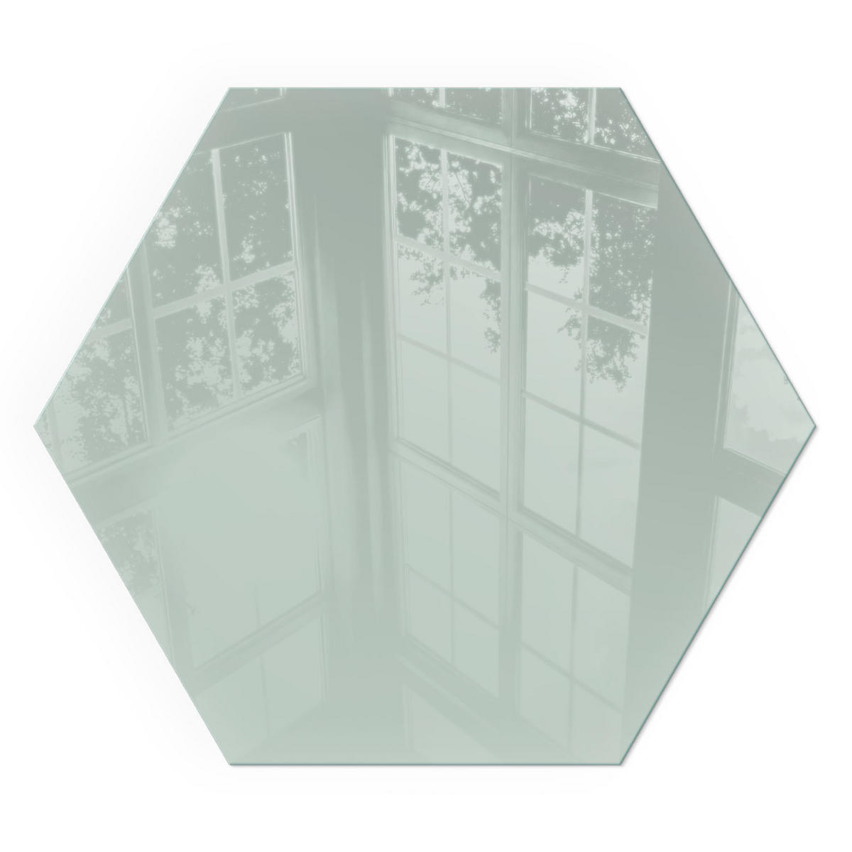 GLASPLATTE für Kamin h40 cm - Grün, Glas (40/40/0.4cm) - TULUP