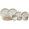 GESCHIRRSET18-TEILIG GESCHIRRSETBaltic Vanilla - 18-teilig / 6 Personen - Creme, Keramik (2/2/1cm) - Cosy & Trendy