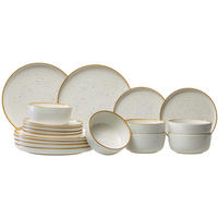 GESCHIRRSET18-TEILIG GESCHIRRSETBaltic Vanilla - 18-teilig / 6 Personen - Creme, Keramik (2/2/1cm) - Cosy & Trendy