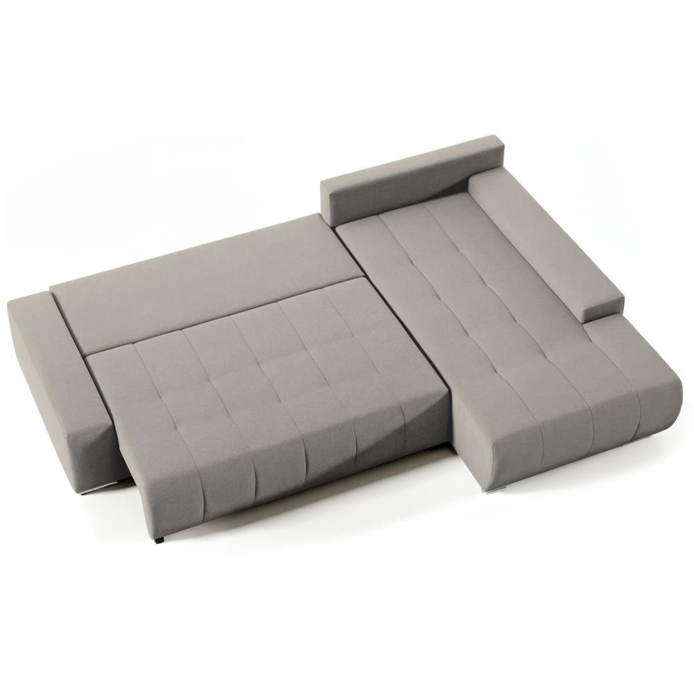 Thumbnail - Beautysofa Ecksofa, Cappuccino, Textil, 267x186 cm, Wohnzimmer, Sofas & Couches, Wohnlandschaften, Ecksofas
