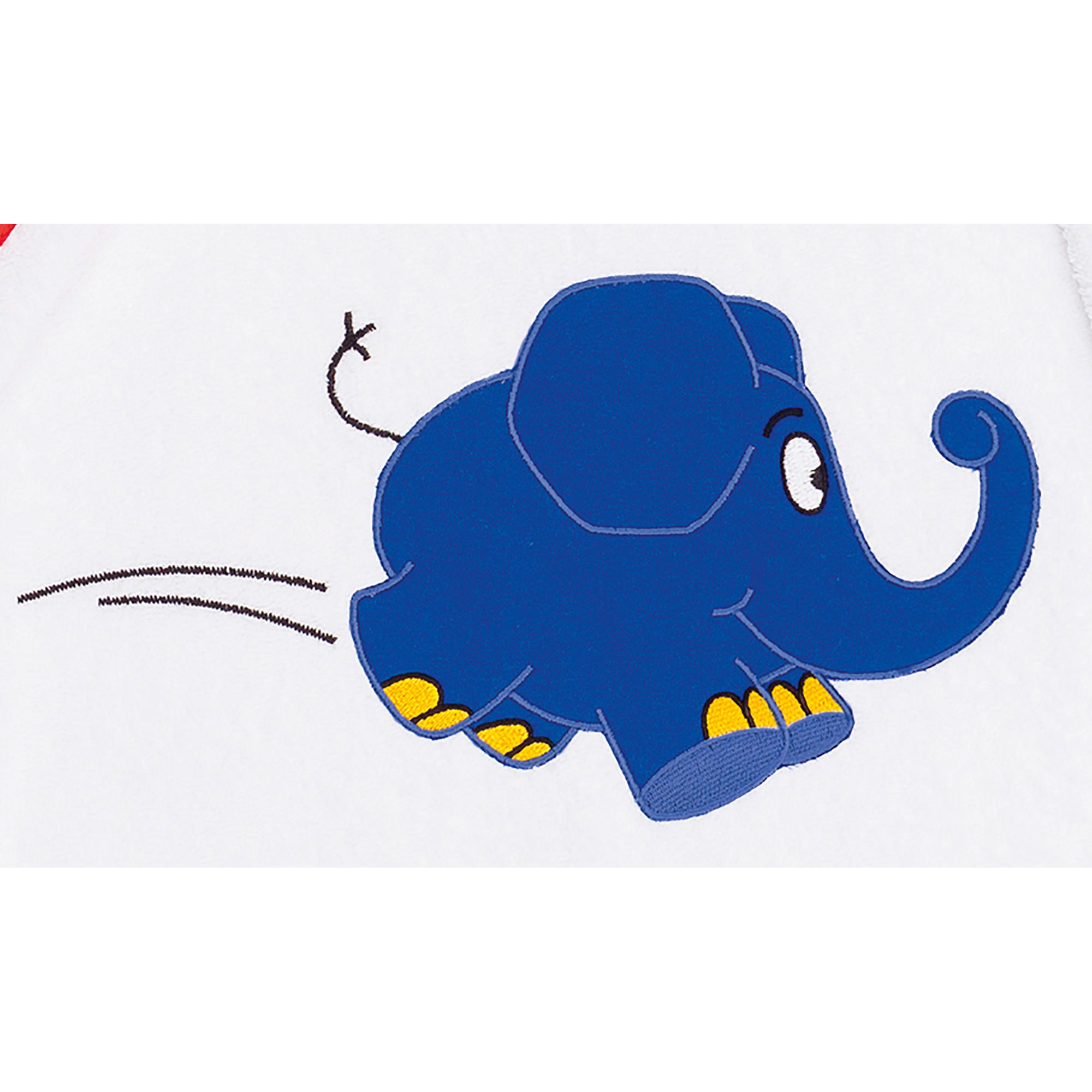 KINDERHANDTÜCHER DIE SENDUNG MIT DEM BLAUEN ELEFANTEN WEISS - Weiß, Textil (50/100cm) - Smithy