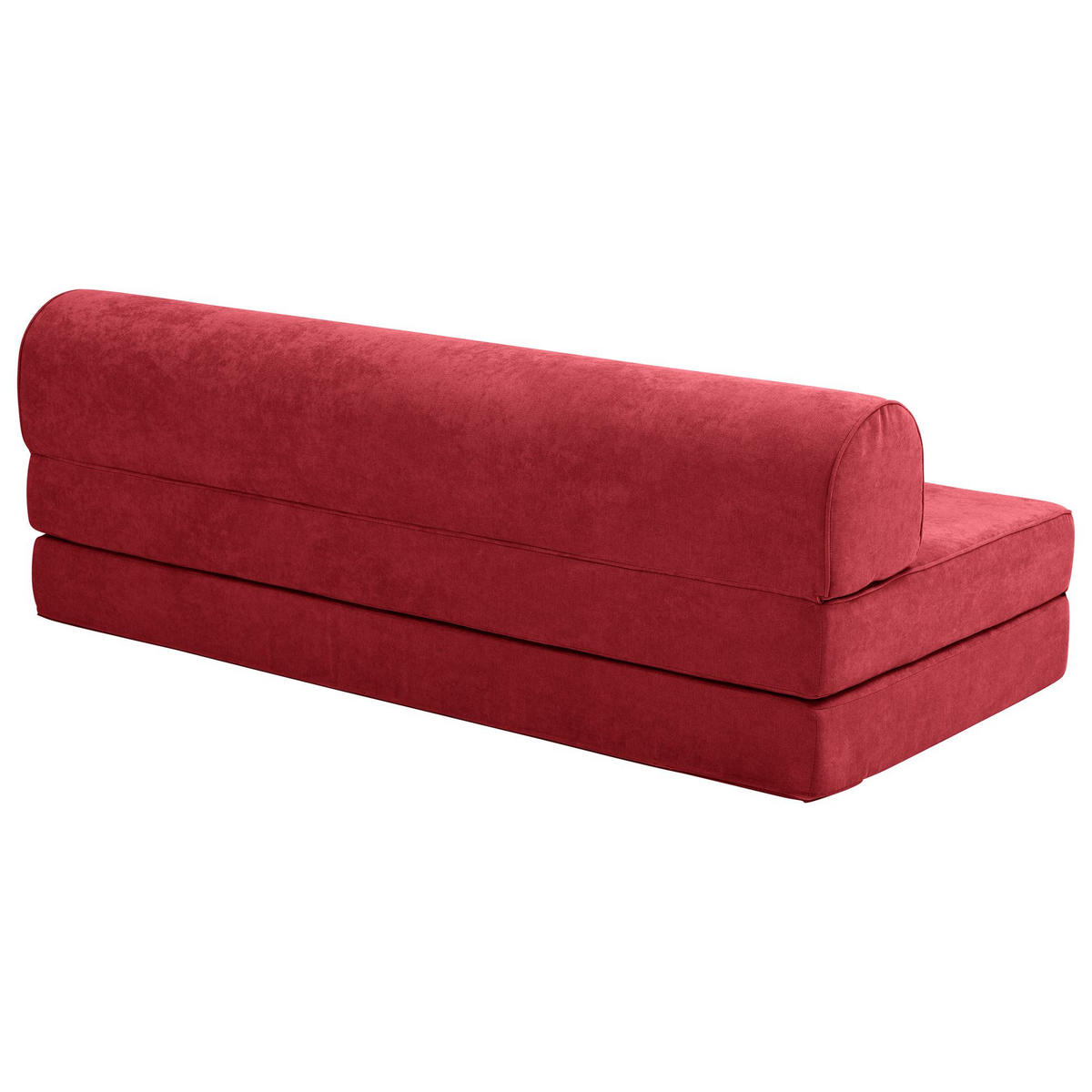 FALTSOFA Katusha Flachgewebe rot - Rot, Kunststoff (80/57/160cm) - 58aufmkessel