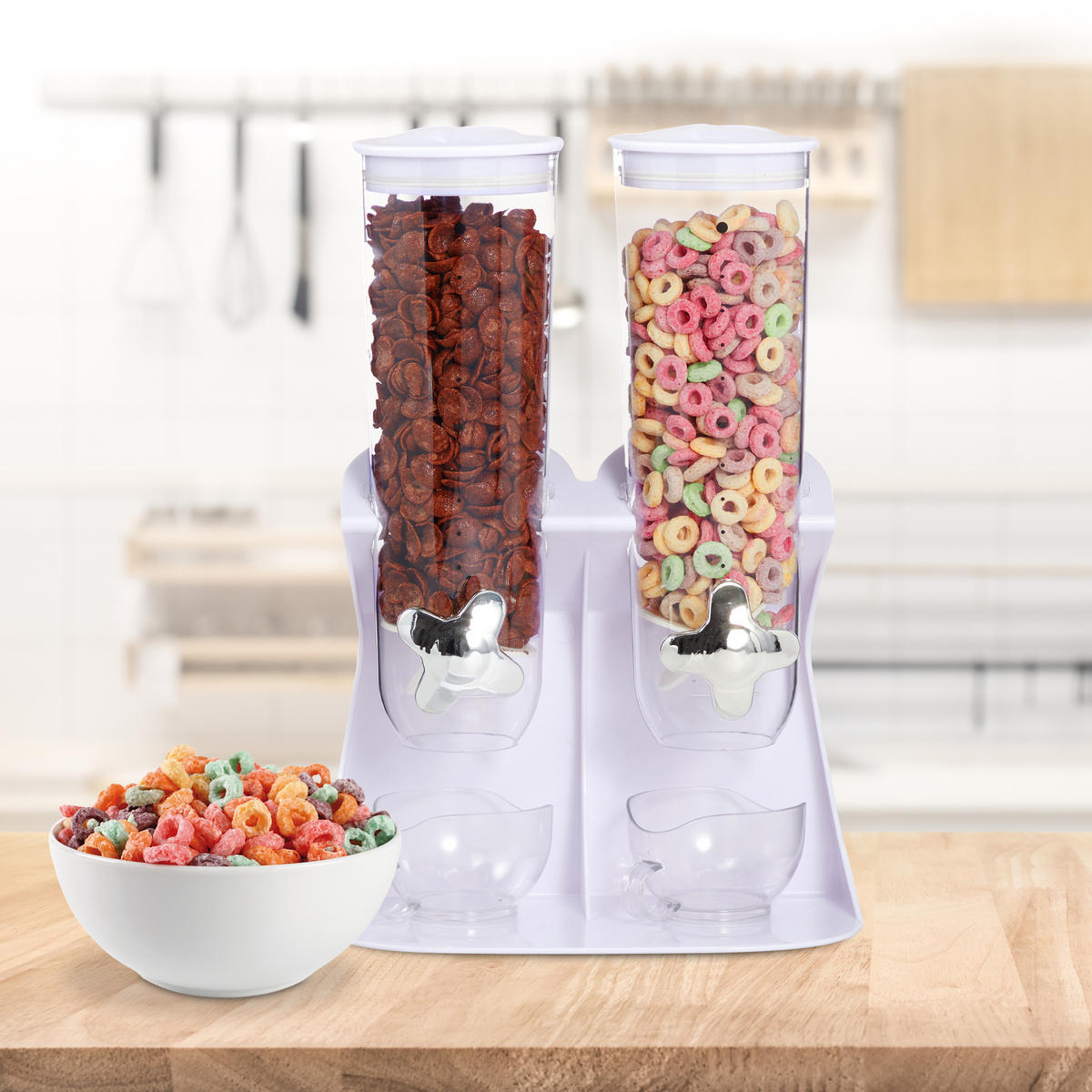 DÁVKOVAČ müsli - viacfarebná, plast (28/41/14cm) - Relaxdays