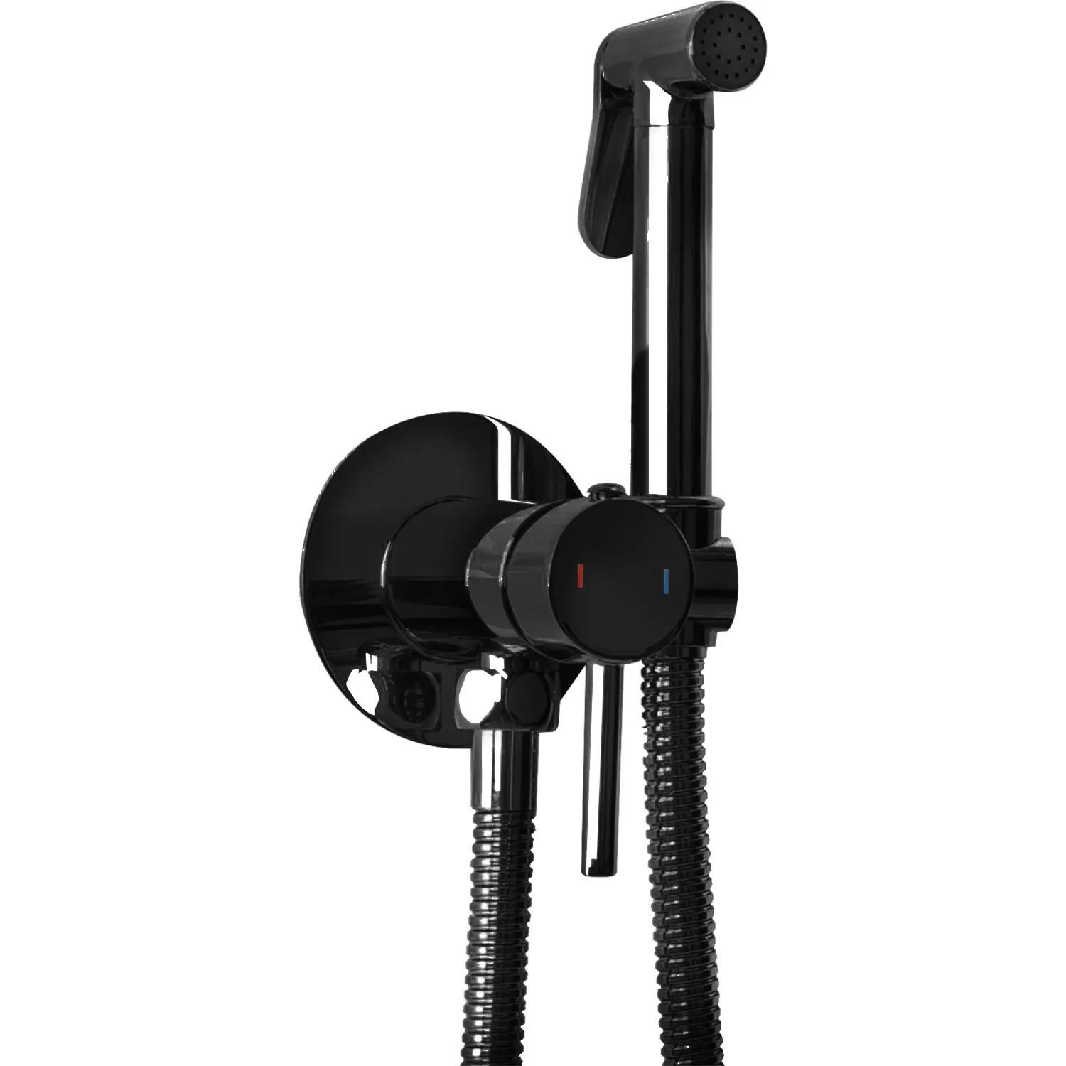 REA Bidetarmatur Schwarz 7x19x9 cm