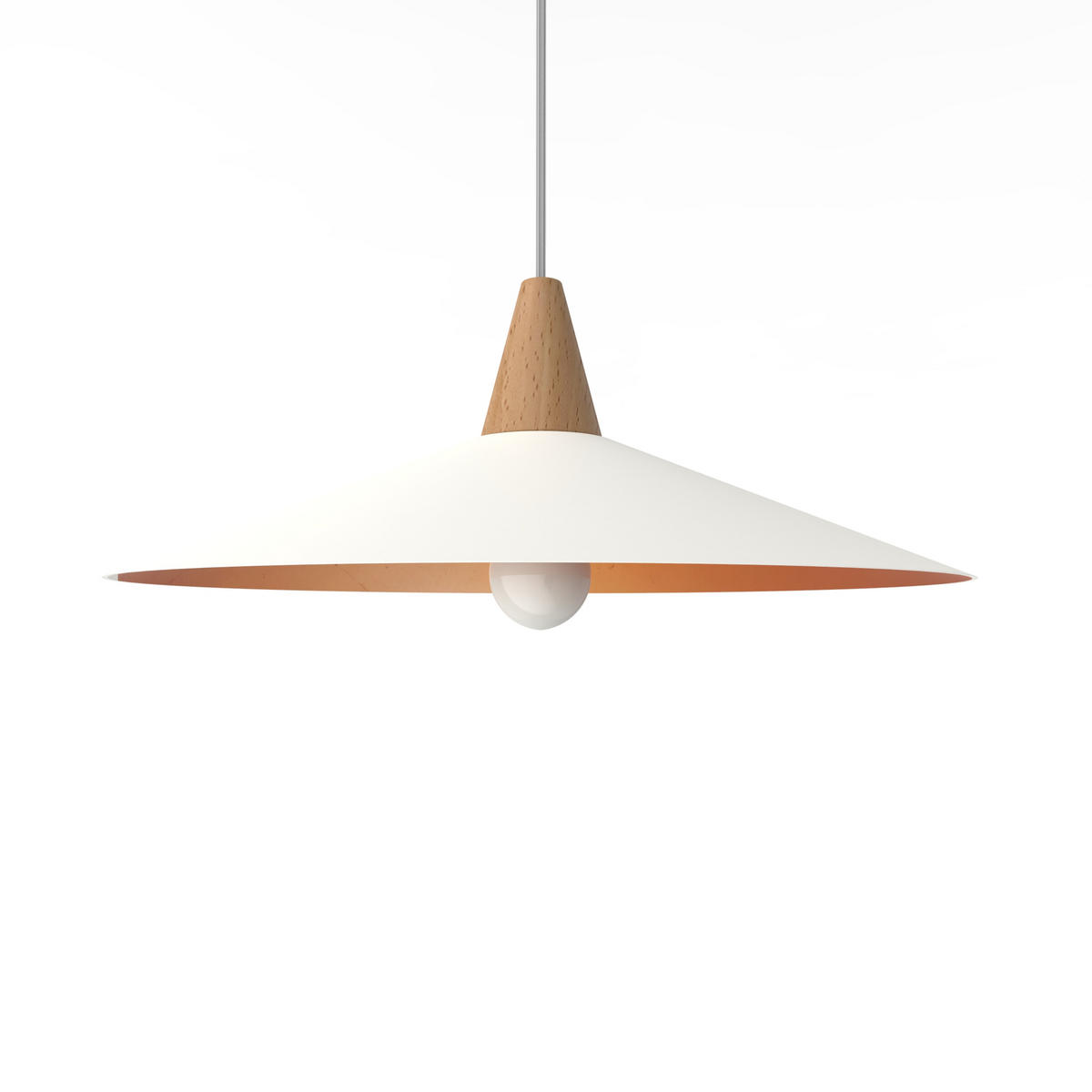 HÄNGELEUCHTE - Kupferfarben, Metall (40/40/15cm) - Lumicom