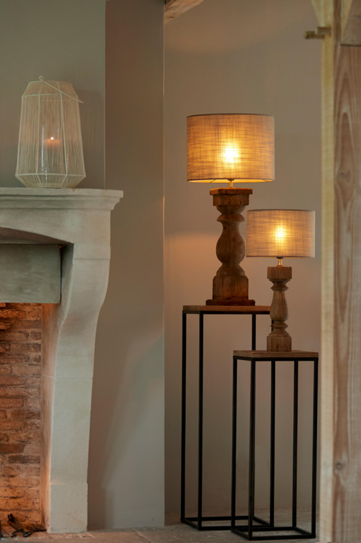 LAMPENFUSS Cumani Braun 10/10/47 cm - Braun, Holz (10/10/47cm) - Light & Living