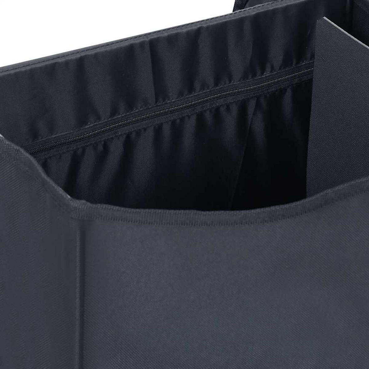 FAHRRADTASCHE Für Gepäckträger Wasserdicht 21 L Schwarz - Schwarz, Textil (18/30/38cm) - vidaXL