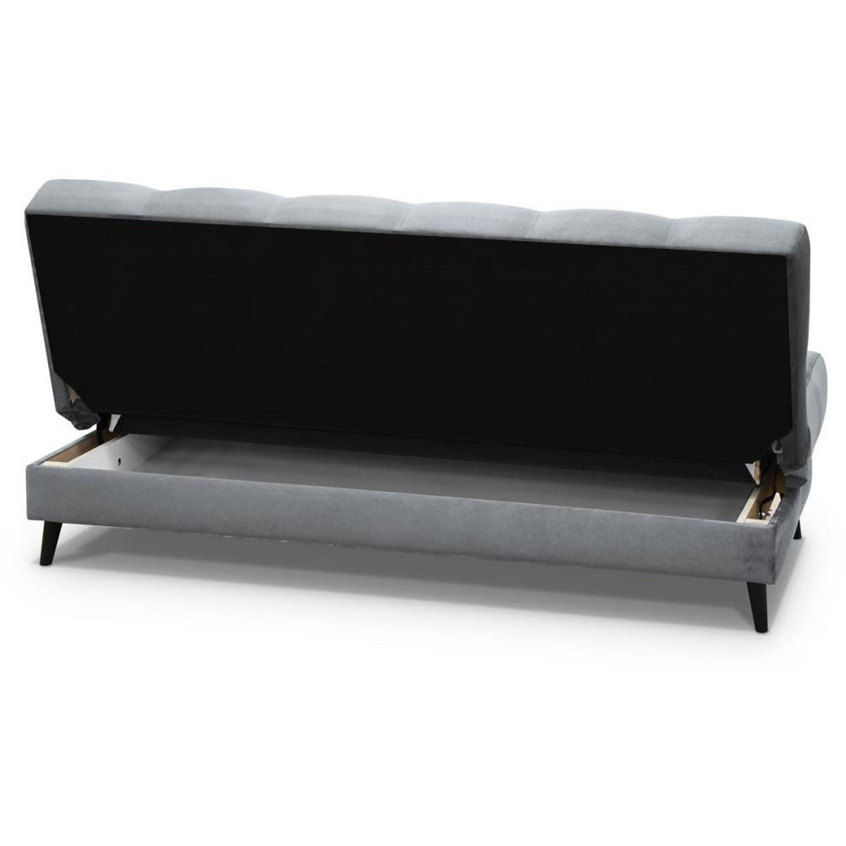 3-SITZER Schlafsofa Nancy hellgrau - Hellgrau, Holz/Textil (220/89/93cm) - Beautysofa
