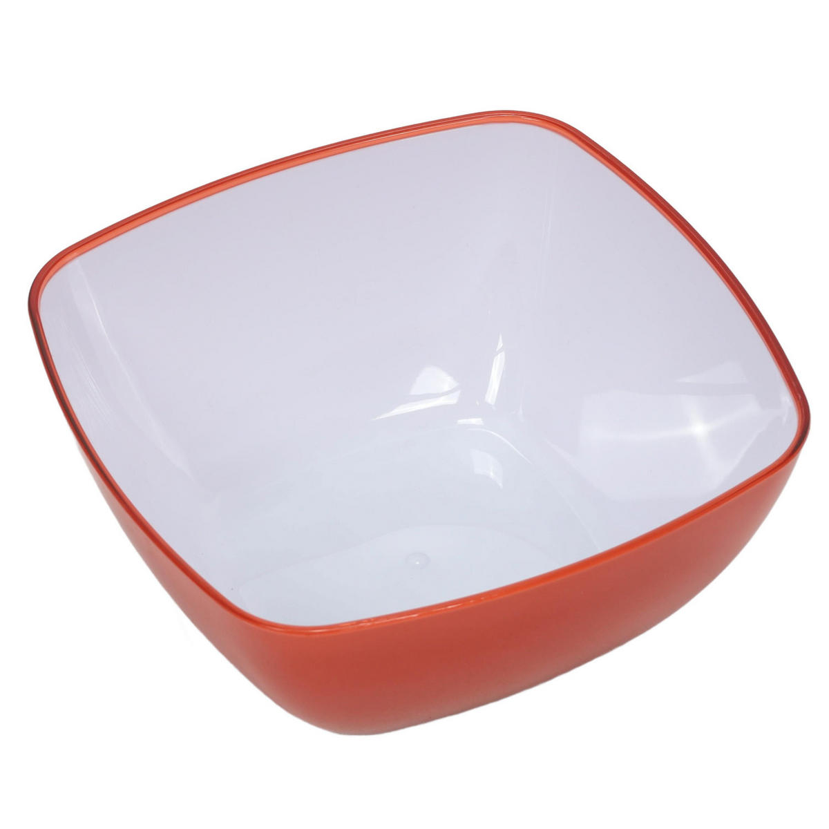 SALATSCHÜSSEL Nomad Orange 1,5 l 19/19/9 cm - Orange, Kunststoff (19/9/19cm) - 5five Simply Smart