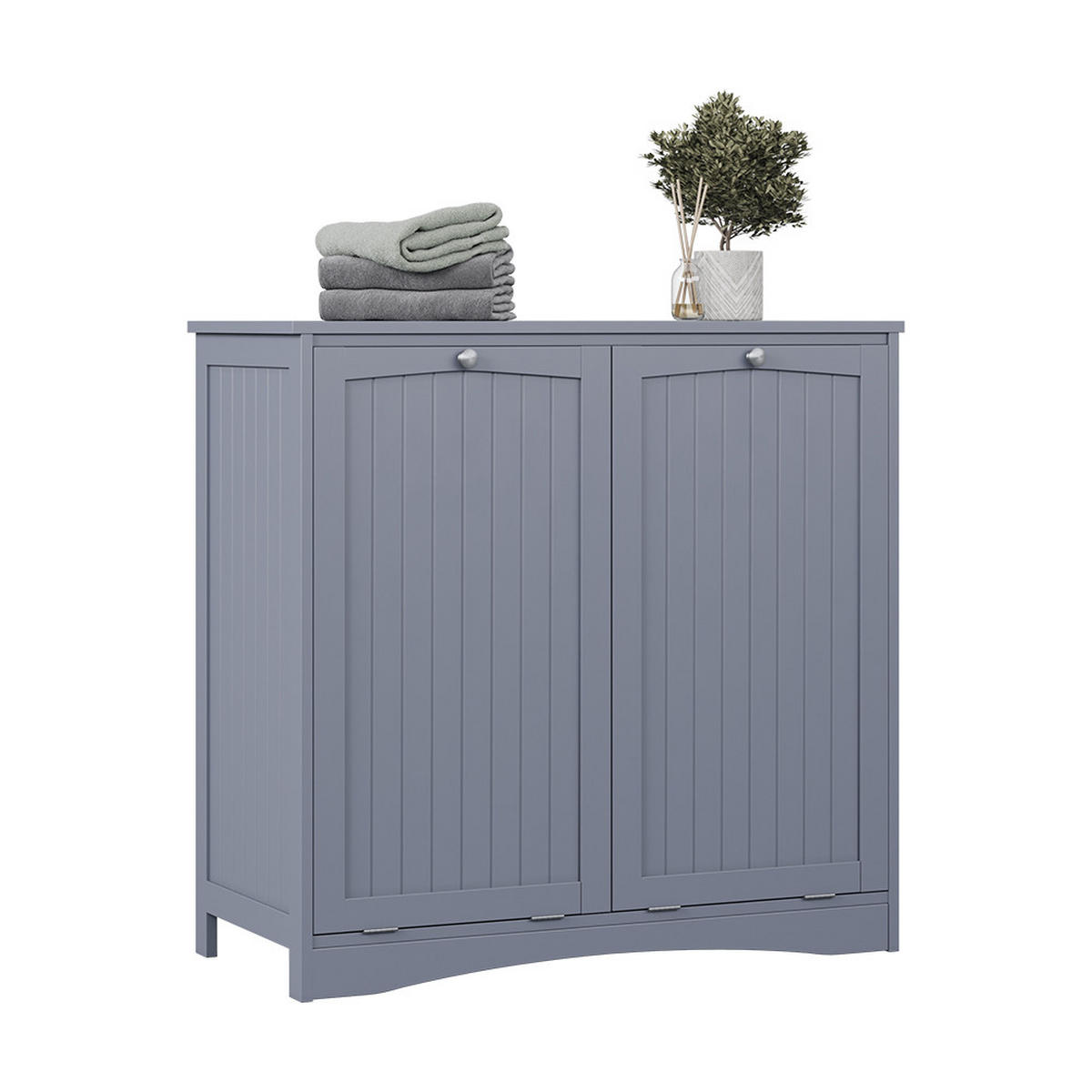 SKŘÍŇKA DO KOUPELNY Bianco Šedá - šedá, kompozitní dřevo (83/80/37cm) - Vicco
