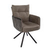 ARMLEHNSTUHL BIG GEORGE Samt Grün - Grün, Textil (58/90/68cm) - riess-ambiente