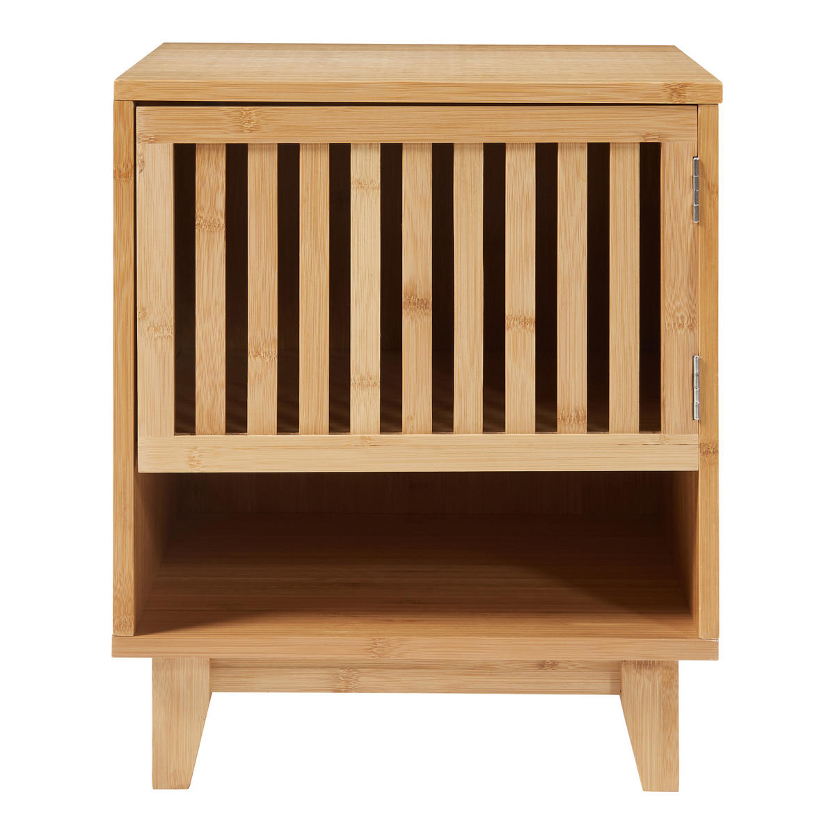 NACHTTISCH Ypäjä - Naturfarben, Naturmaterialien (42/50/39cm) - [en.casa]