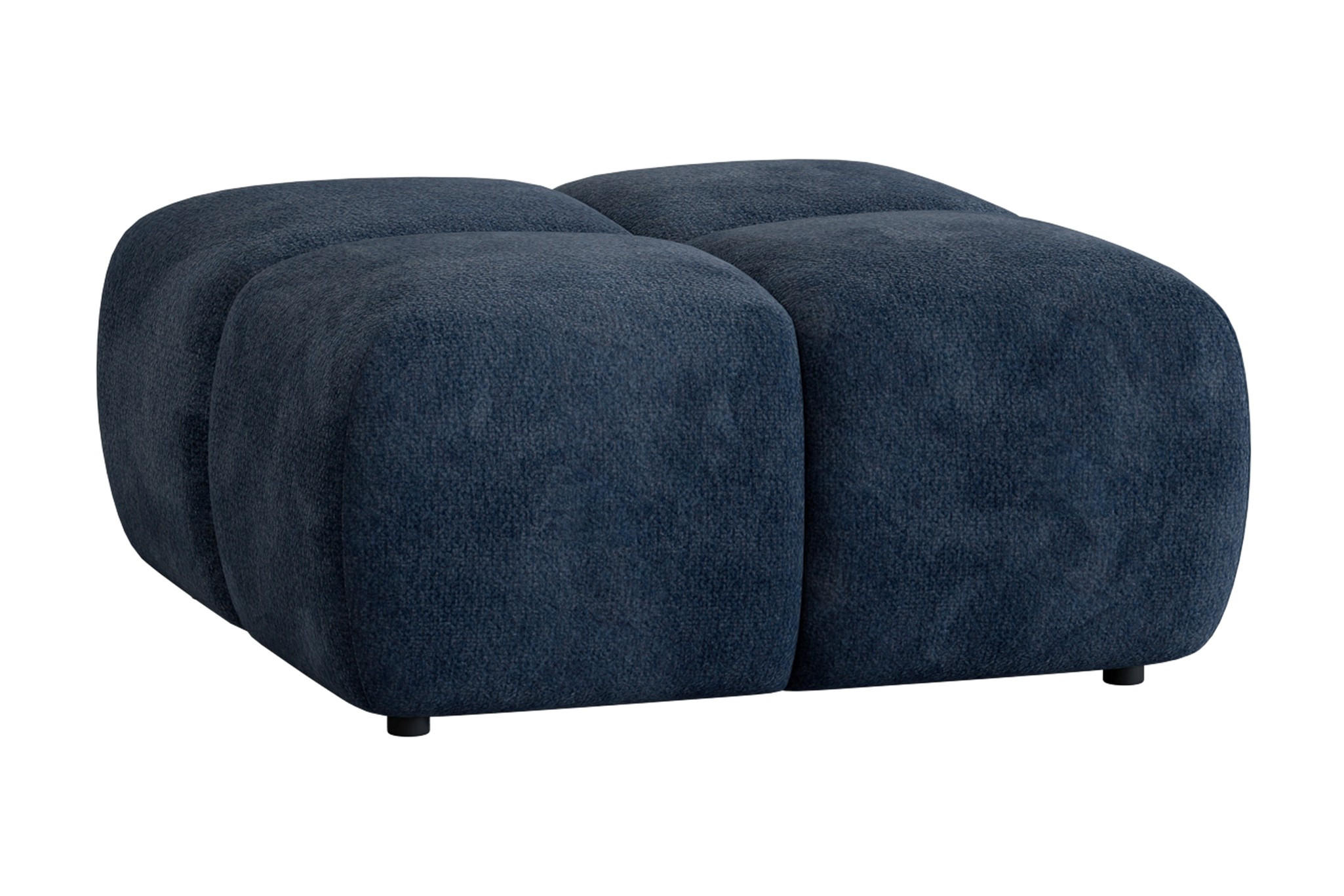 Fun Möbel Polsterhocker Blau 90x45x90 cm