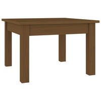 COUCHTISCH Honigbraun 45x45x30 cm Massivholz Kiefer - Braun, Holz (45/45/30cm) - furnicato