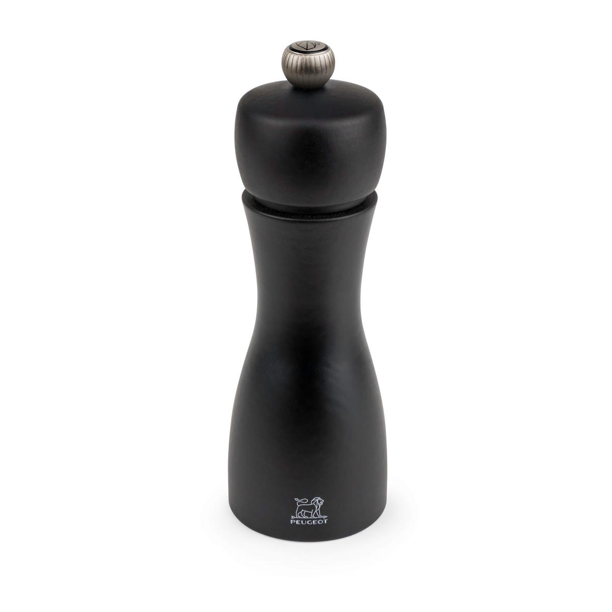 PFEFFERMÜHLE Tahiti 15cm Buchenholz Schwarz Stahlmahlwerk - Schwarz, Holz (5.2/15/5.2cm) - PEUGEOT