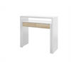 KONSOLENSCHREIBTISCH ausziehbar mit 2 Schubladen - L100 cm Consola - Eichefarben, Holzwerkstoff (36/99/88cm) - Calicosy