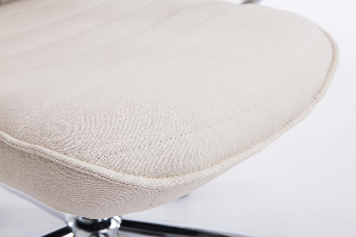 BÜROSTUHL Rocket Stoff Beige - Beige, Textil/Metall (60/128/67cm) - TPFLiving