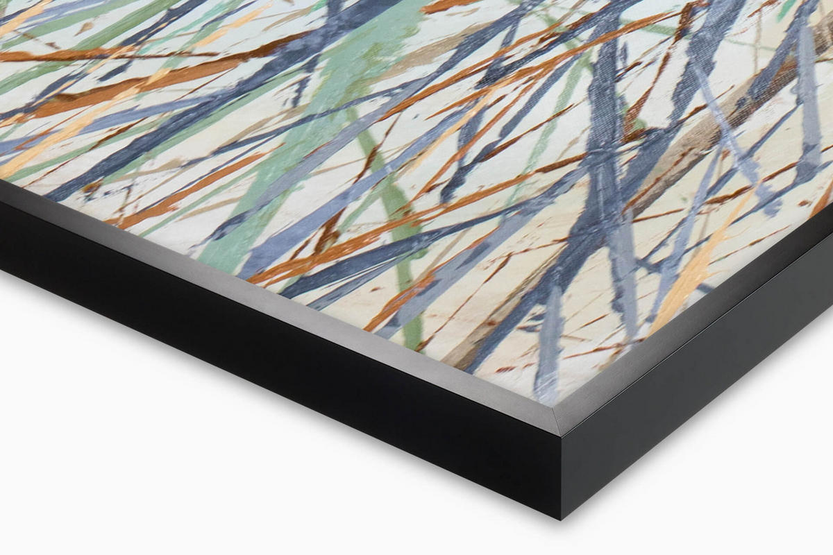 OLEJOMAĽBA 140/70 cm, More a pláž - zelená, drevo/textil (140/70cm) - KUNSTLOFT