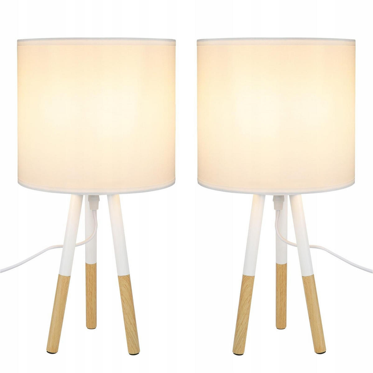 TISCHLAMPE Gideon 39.6/9/7.6 cm - Weiß, Kunststoff (39.6/9/7.6cm) - ZMH