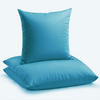BETTWÄSCHE 200x200 Renforce Uni Bettbezug Baumwolle Einfarbig Blau - Blau, Textil (200/200cm) - Carpe Sonno