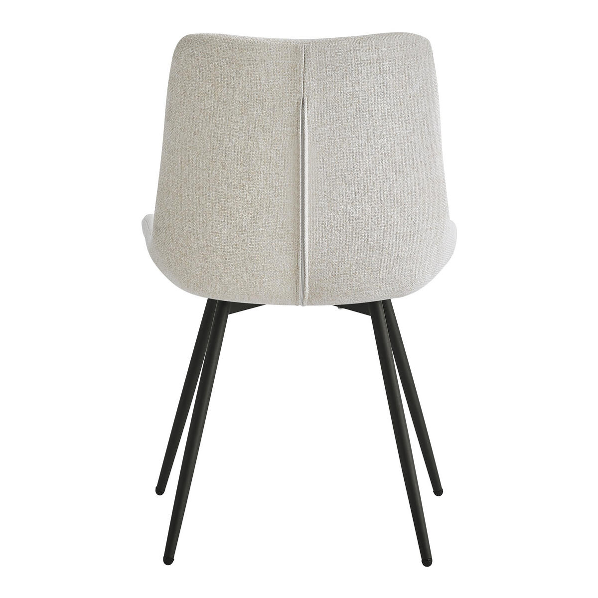 STUHL 2er-Set Stoff Beige - Beige, Textil (54/84/50cm) - Nordlys