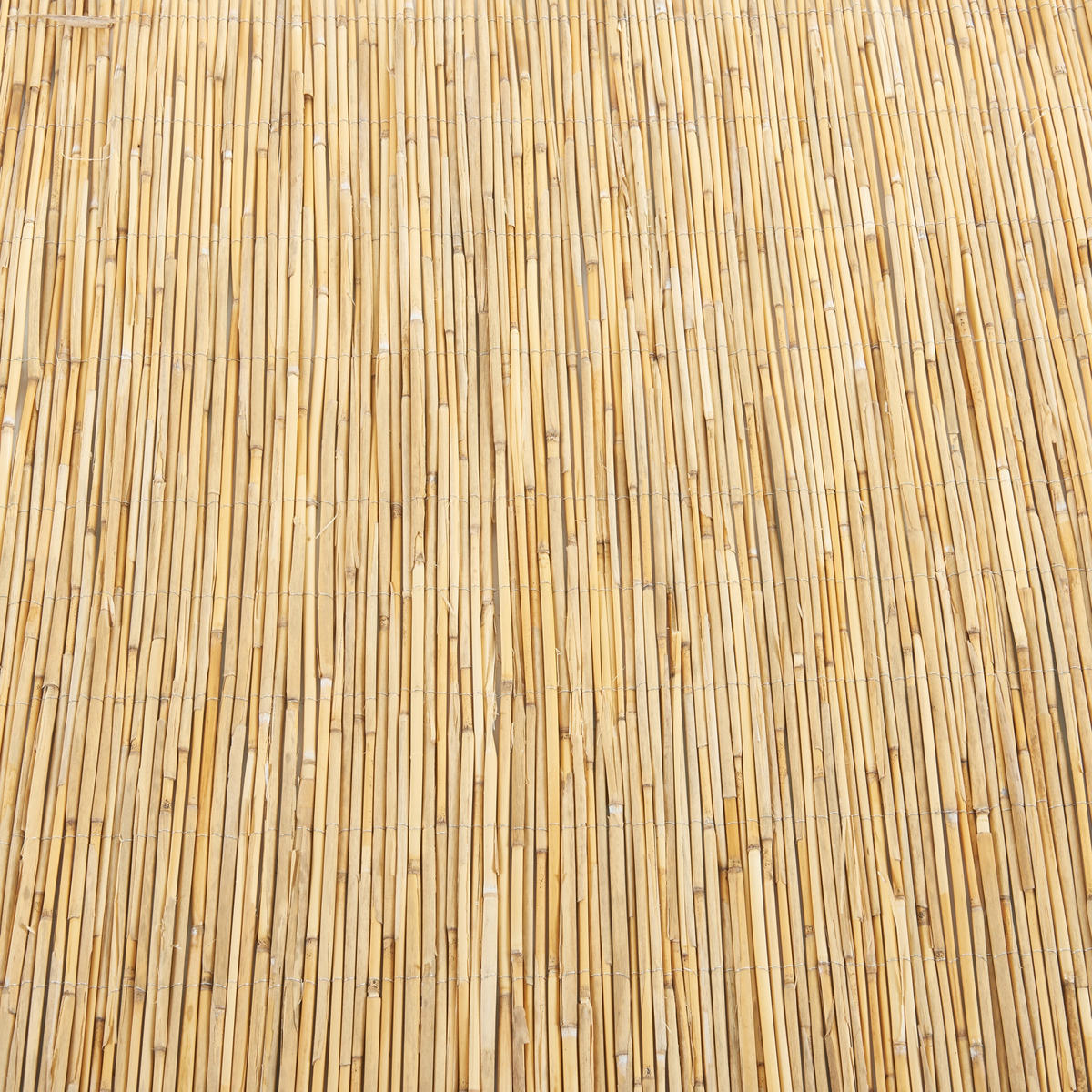 SCHILFZAUN Abbateggio - Naturfarben, Naturmaterialien (90/0.6cm) - casa.pro