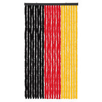 FLAUSCHVORHANG (100x200 cm) Türvorhang in "Schwarz-Rot-Gelb" - Dunkelgelb, Kunststoff (100/2/200cm) - Arsvita