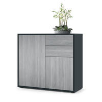 KOMMODE Ben Front in Avola-Anthrazit - Anthrazit, Holzwerkstoff (79/74/36cm) - Vladon