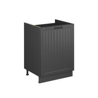 SKŘÍŇKA POD DŘEZ Fame-Line, Tmavě šedá/Antracit, 60 cm - tmavě šedá/antracitová, kompozitní dřevo (60/82/51.6cm) - Vicco