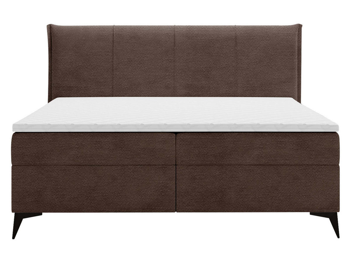 BOXBETT Eco Bis - H3 - Schwarz/Braun, Holz/Holzwerkstoff (160/200cm) - MIRJAN24