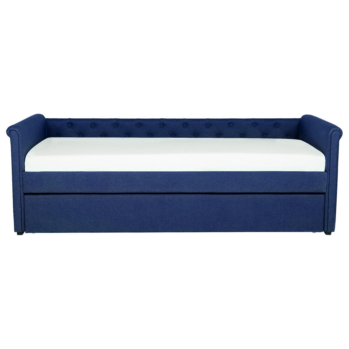 TAGESBETT 80/200 cm Marineblau Libourne - Blau, Textil (80/200cm) - Beliani