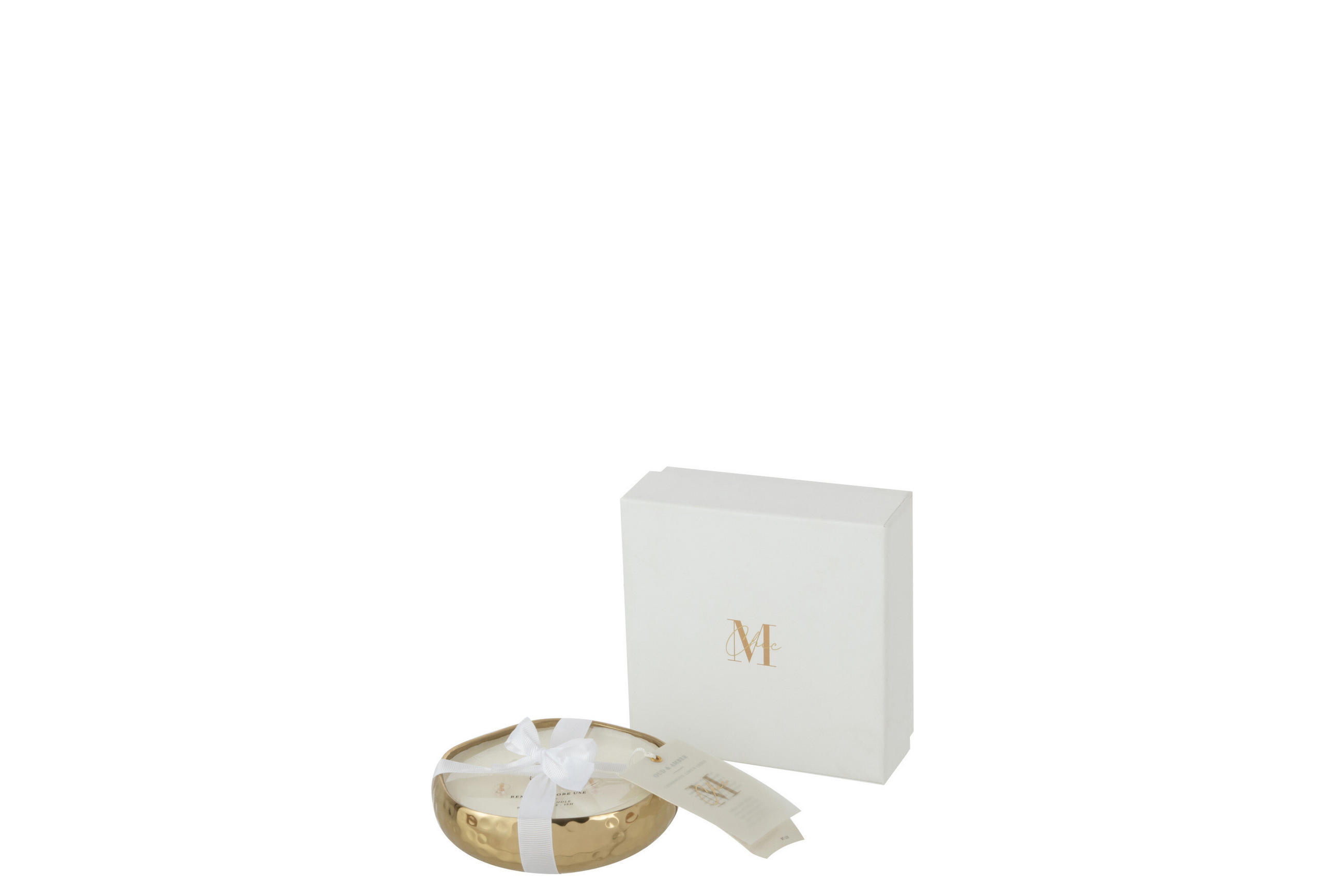 DUFTKERZE M-CHIC - Gold - S - 18 Std. - Goldfarben, Paraffin (12.5/3.5cm) - J-Line