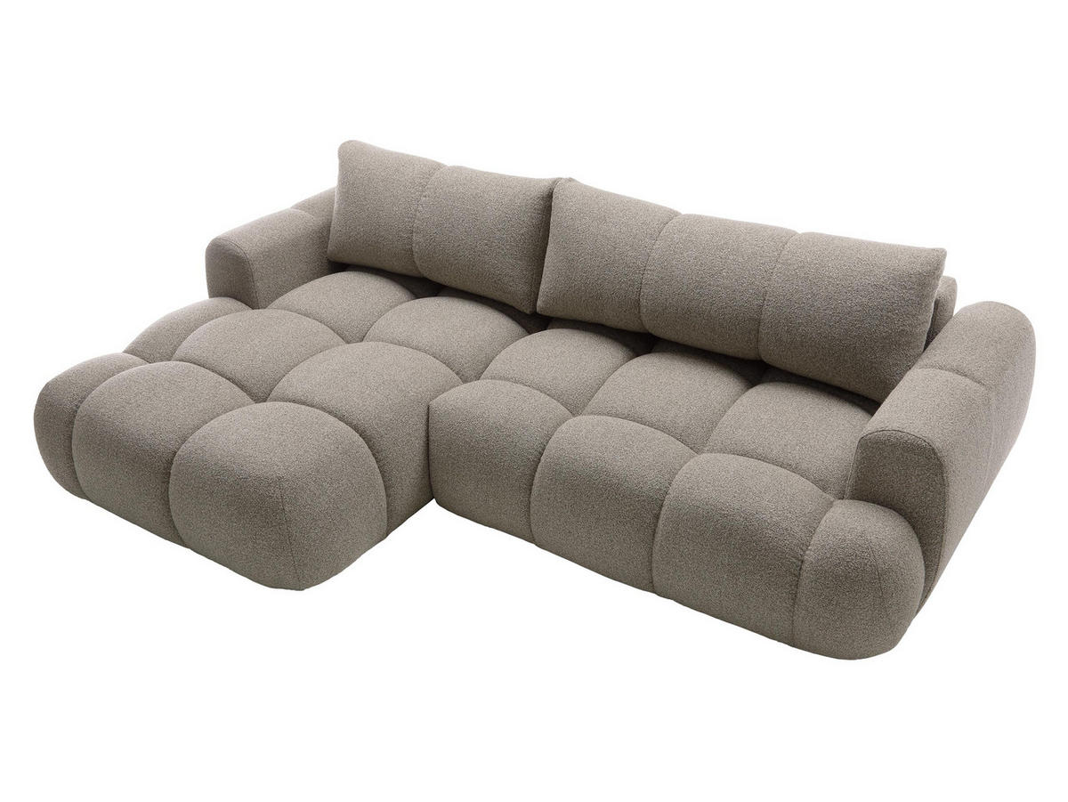 ECKSOFA Mitto, Seite: Links - Hellbraun/Schwarz, Holz/Kunststoff (270/173cm) - MIRJAN24